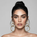 three round dangler golden