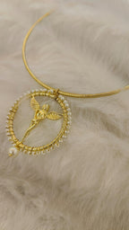 Hasli with angel pendant