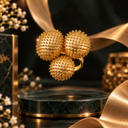 The Queen's Ring - Gold and Bold Ring | Gold Anti Tarnish Ring for Women - Adjustable Ring