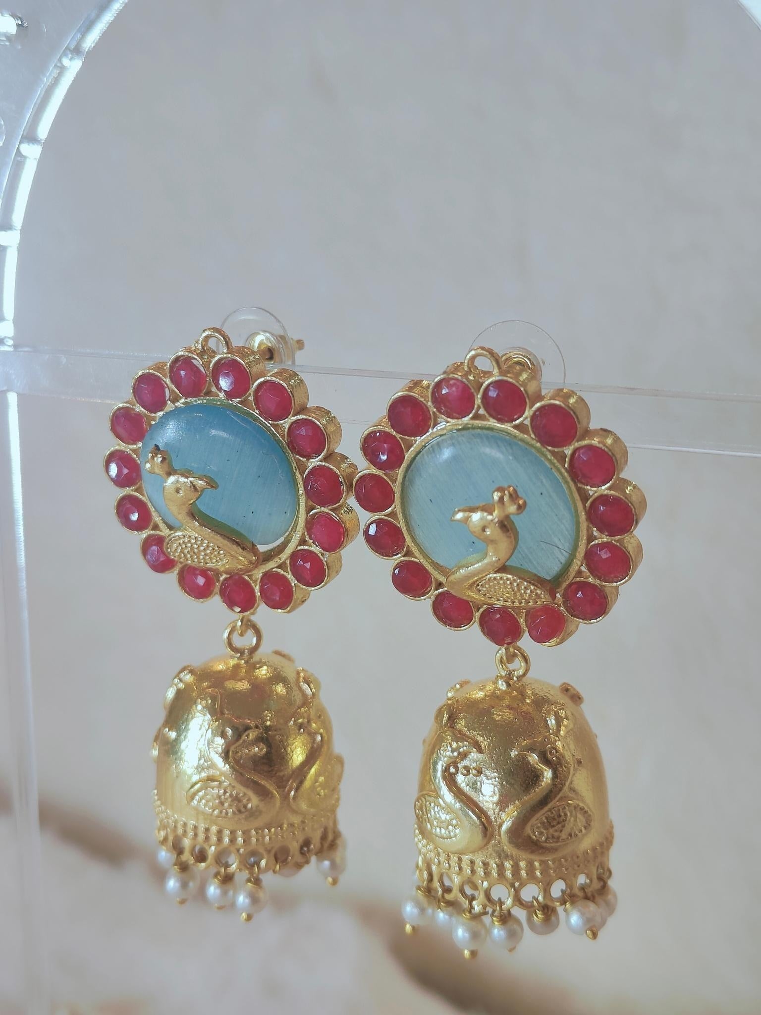 Peacock Jhumka