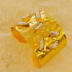 Celestial Crystal Cuff - 18 Kt Gold Pated - Decorated with Precious Stones - Perfect for all occasions - Adjustable and anti tarnish