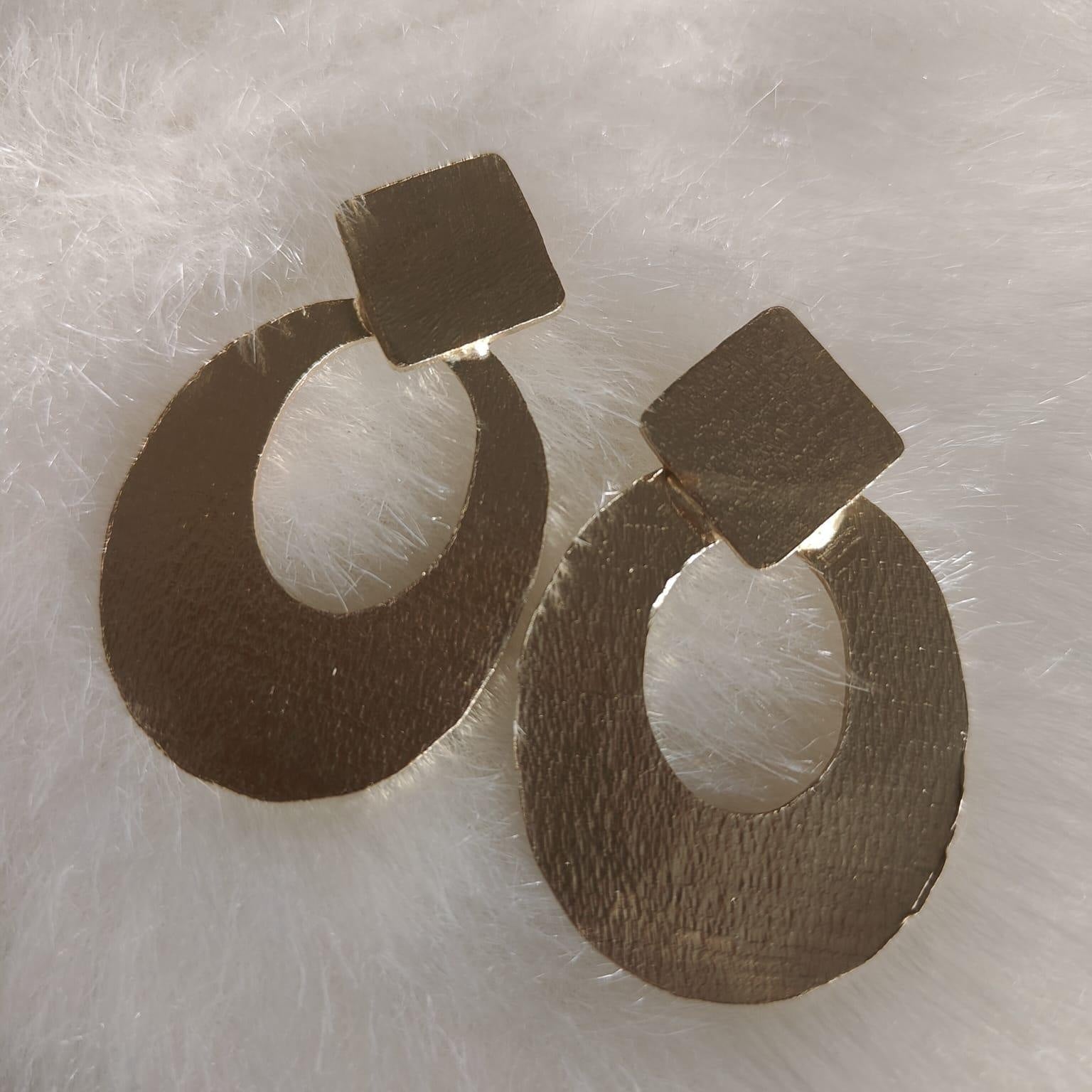 Elegant 18 kt gold plated earrings —Perfect for sensitive skin - For Your Everyday Look