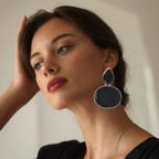 Black small earring