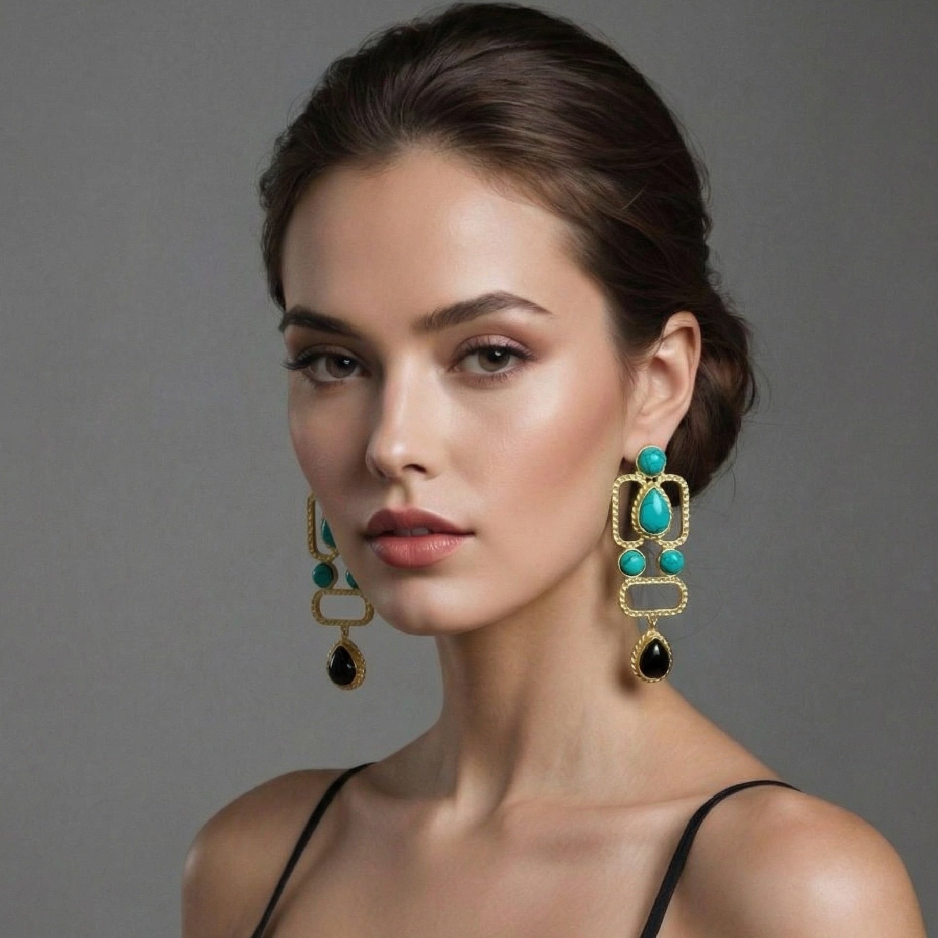 Turquoise earring