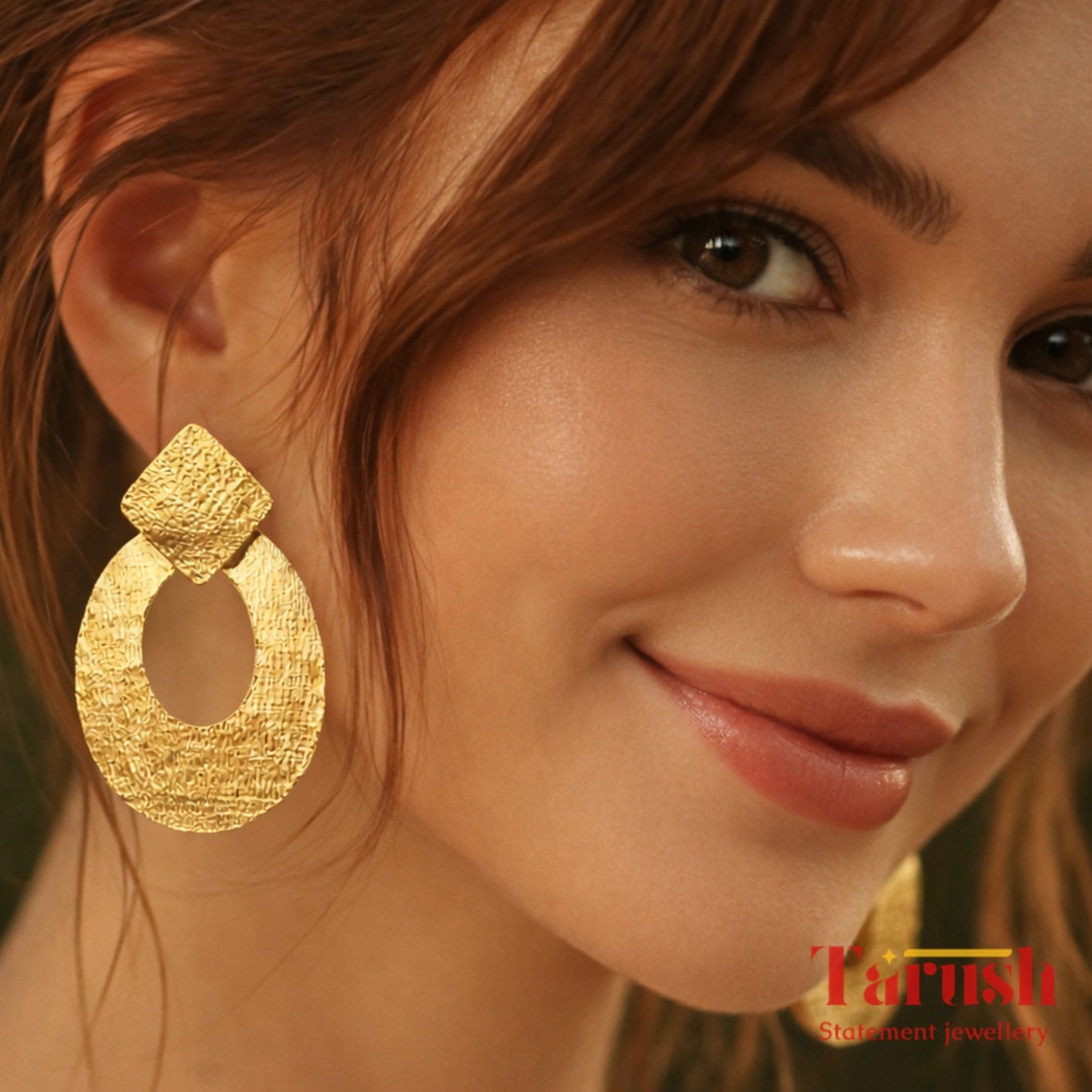Elegant 18 kt gold plated earrings —Perfect for sensitive skin - For Your Everyday Look