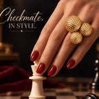 The Queen's Ring - Gold and Bold Ring | Gold Anti Tarnish Ring for Women - Adjustable Ring