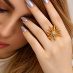 Diamond Ring fpr your everyday look (DIAMOND REPLICA) Ring | Stainless Steel Anti Tarnish Adjustable Ring