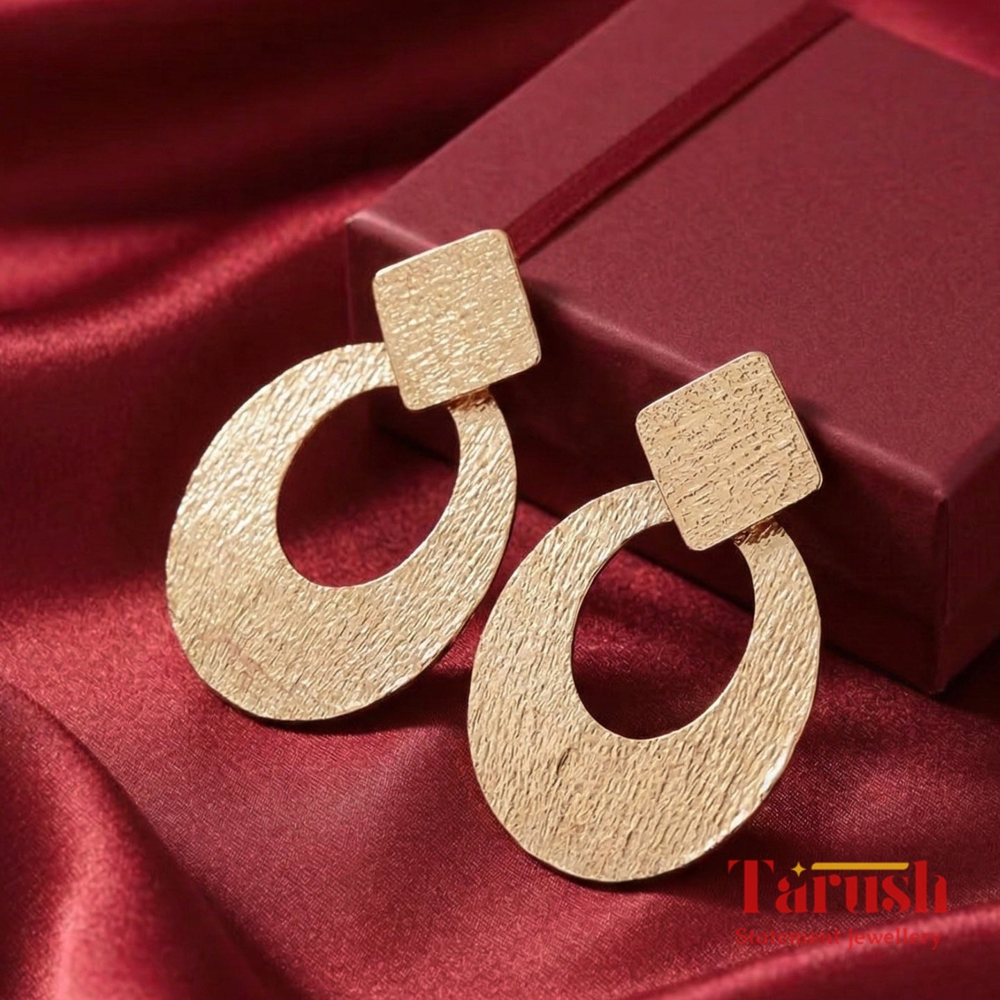 Elegant 18 kt gold plated earrings —Perfect for sensitive skin - For Your Everyday Look