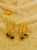 Green Stone earrings