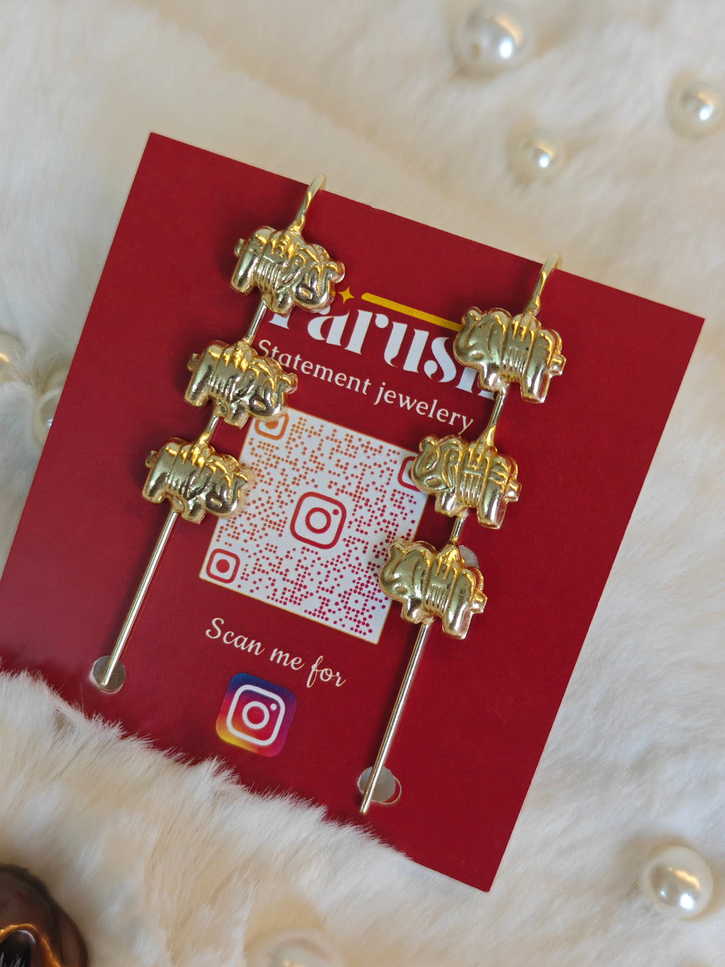 18 Kt Gold Plated - Elephant Ear Cuffs - Look Fabulous Everyday