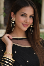 Black earring