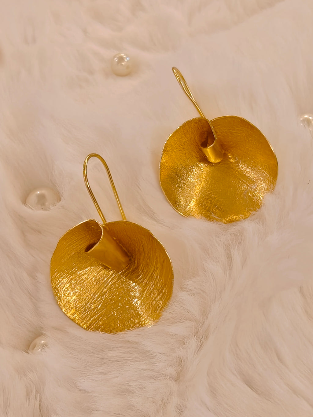 White Stone earring