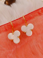 White Stone earring