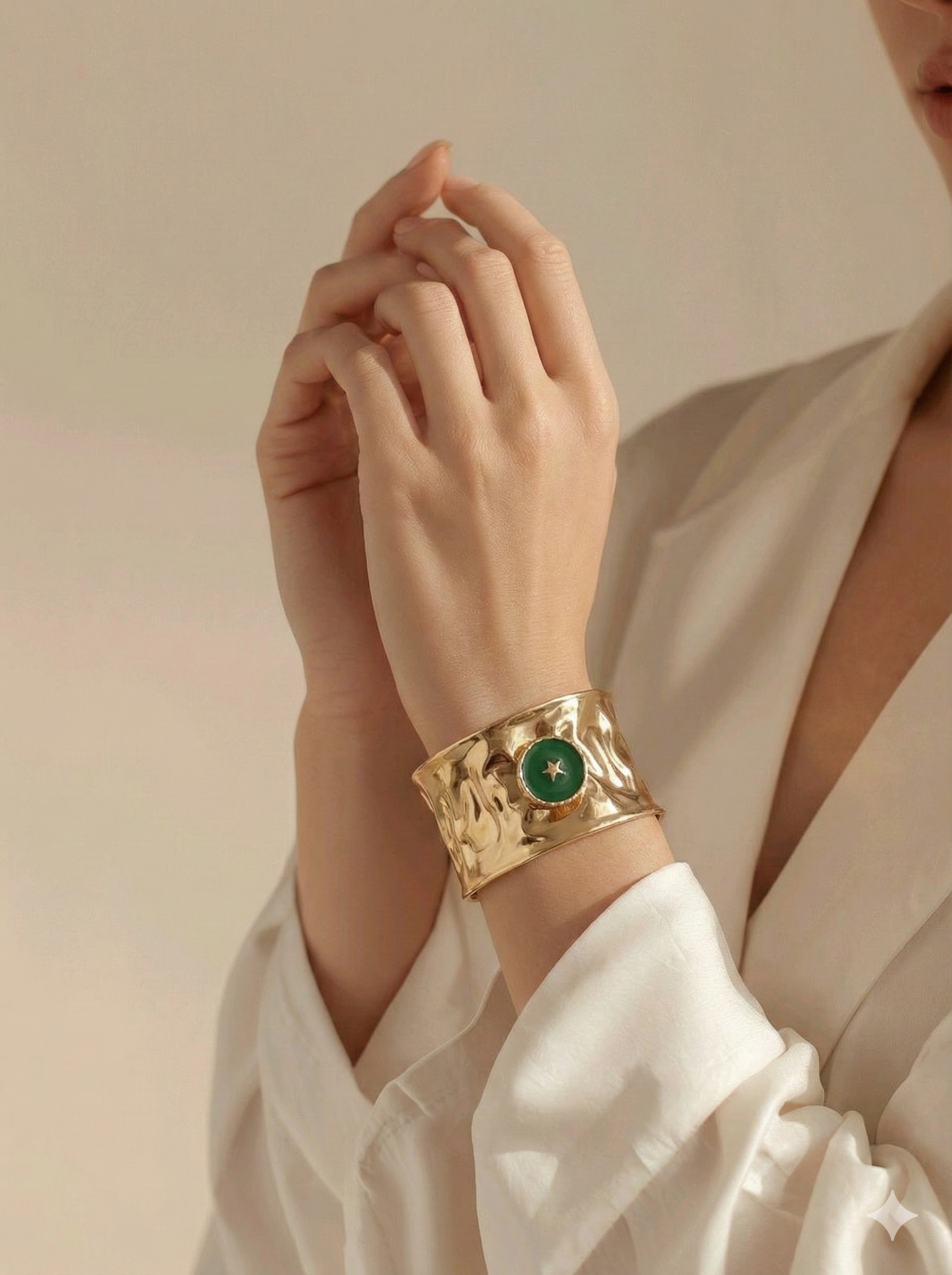 Green Bangle, Kada or Cuff