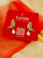 Zircon earring