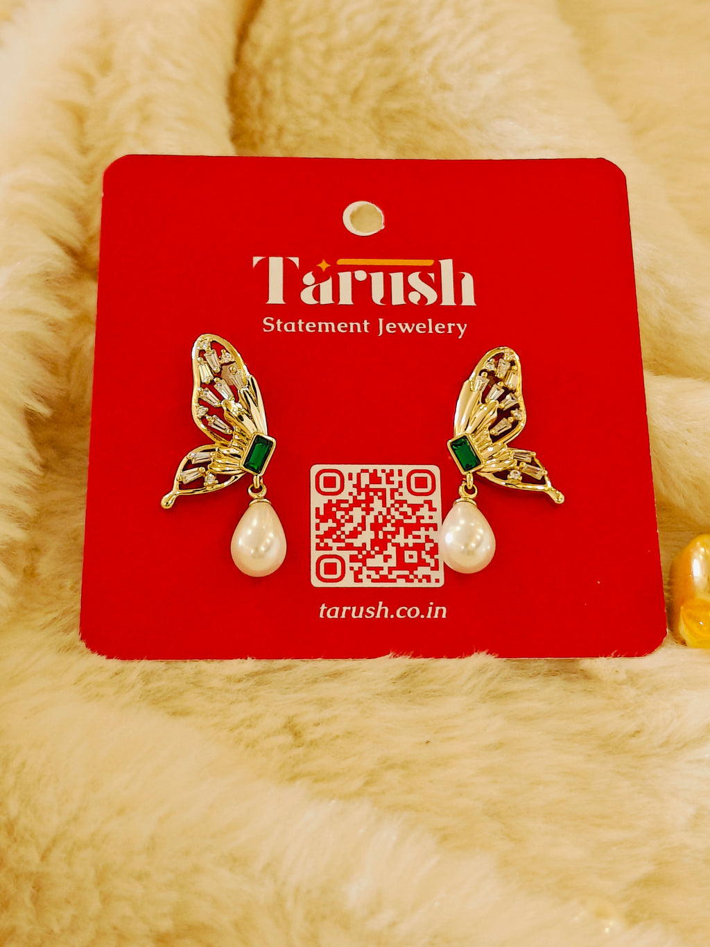 18 Kt Gold Plated Zircon earring - Perfect for Your Party Look