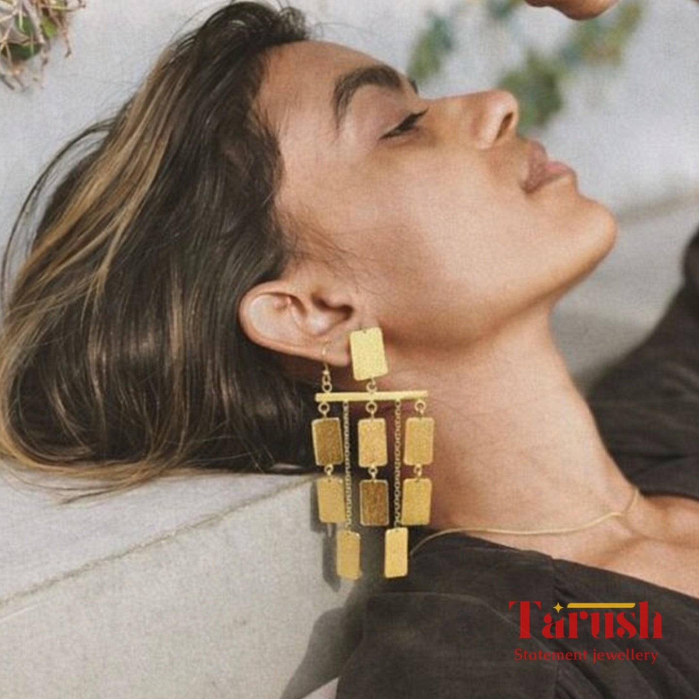 18 Kt Gold Plated Dangling Earrings - Perfect For All Your Occasions