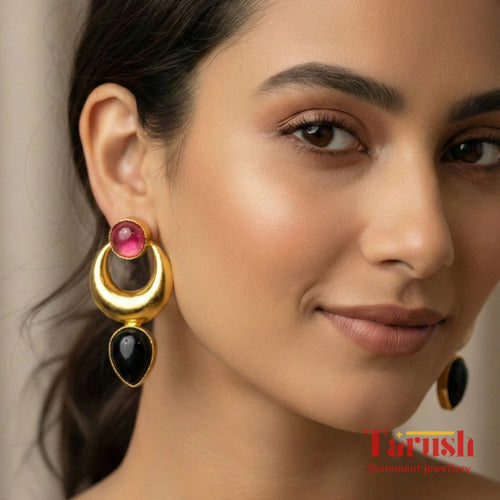 Red earrings