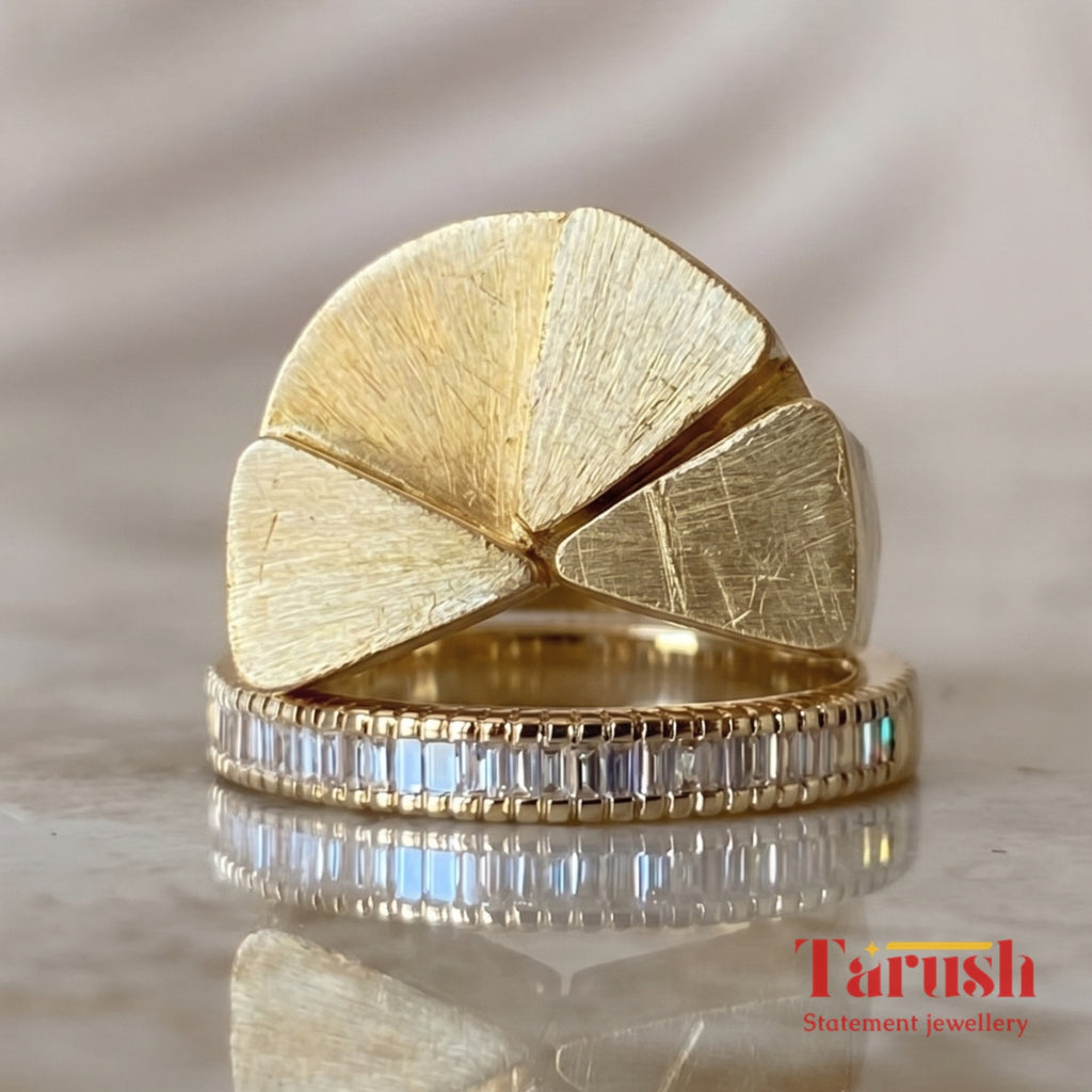 18 Kt Gold Plated Gold ring - for all your occasions