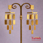 18 Kt Gold Plated Dangling Earrings - Perfect For All Your Occasions