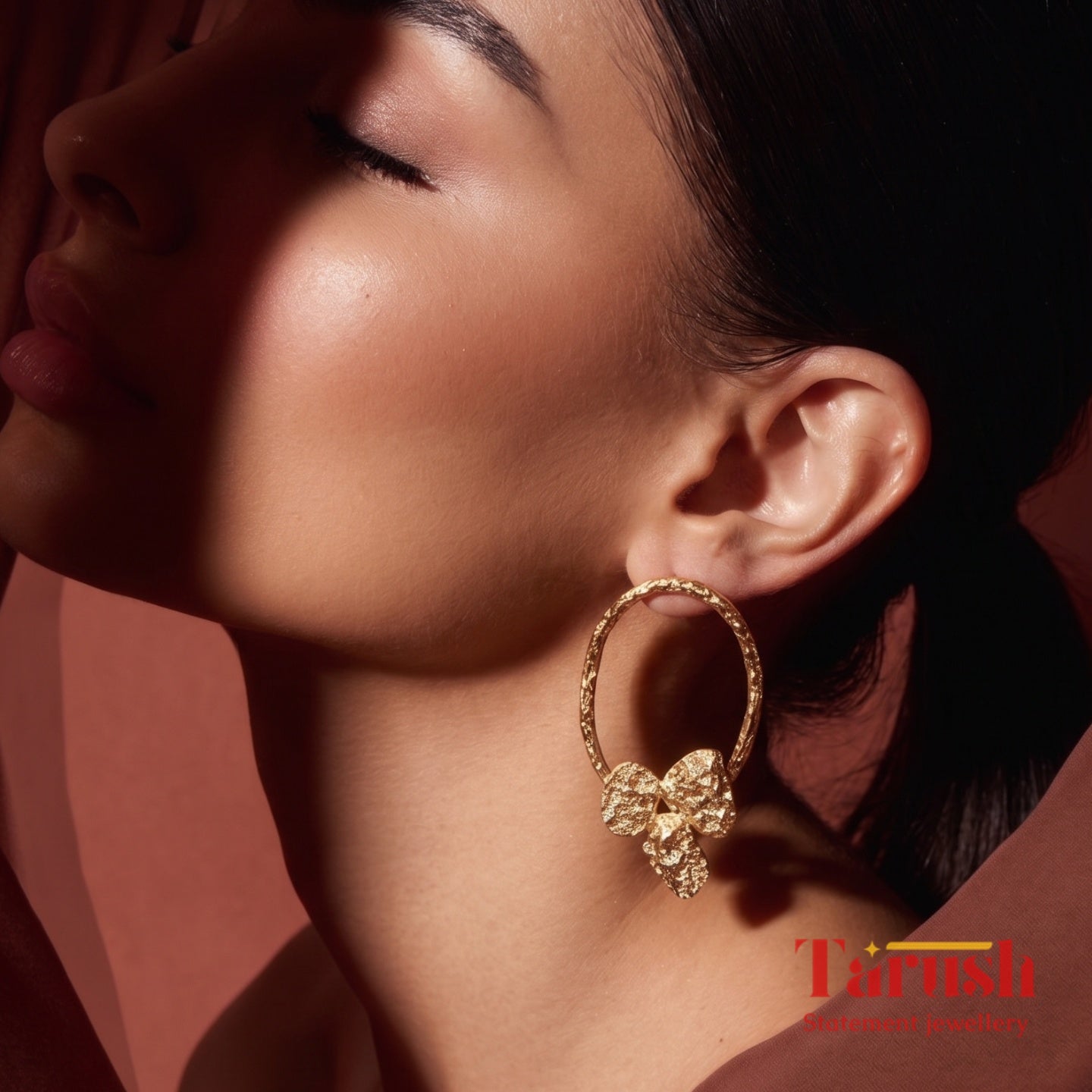 18 Kt Gold Plated Round Gold small earring - Perfect for your everyday look