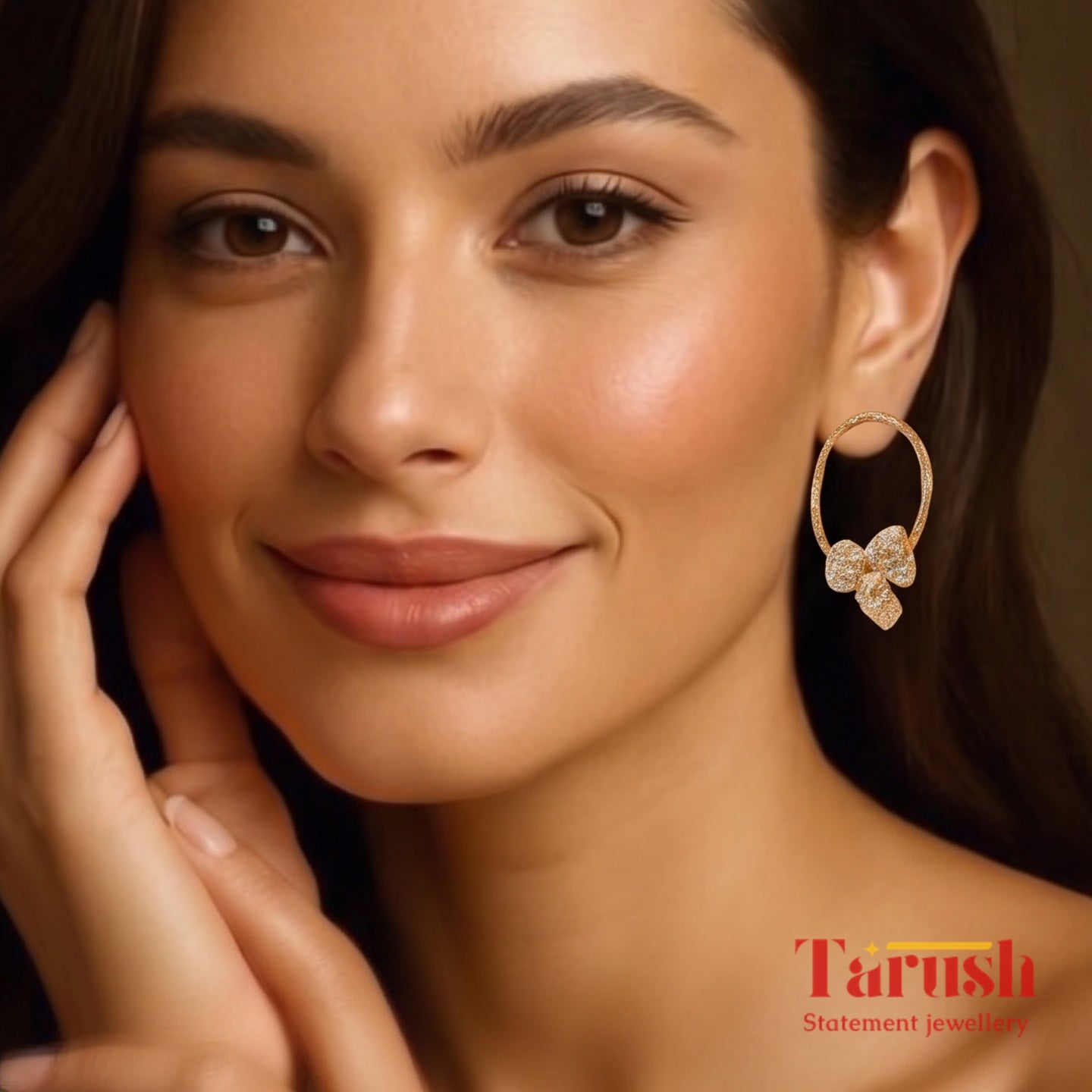 18 Kt Gold Plated Round Gold small earring - Perfect for your everyday look
