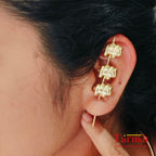 18 Kt Gold Plated - Elephant Ear Cuffs - Look Fabulous Everyday