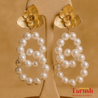 18 Kt Gold Plated 18kt Gold Plated Pearl Earrings - Made to Make Your Occasions Perfect Semi Precious stone