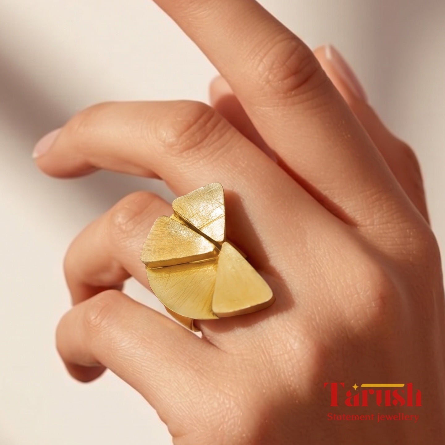 18 Kt Gold Plated Gold ring - for all your occasions