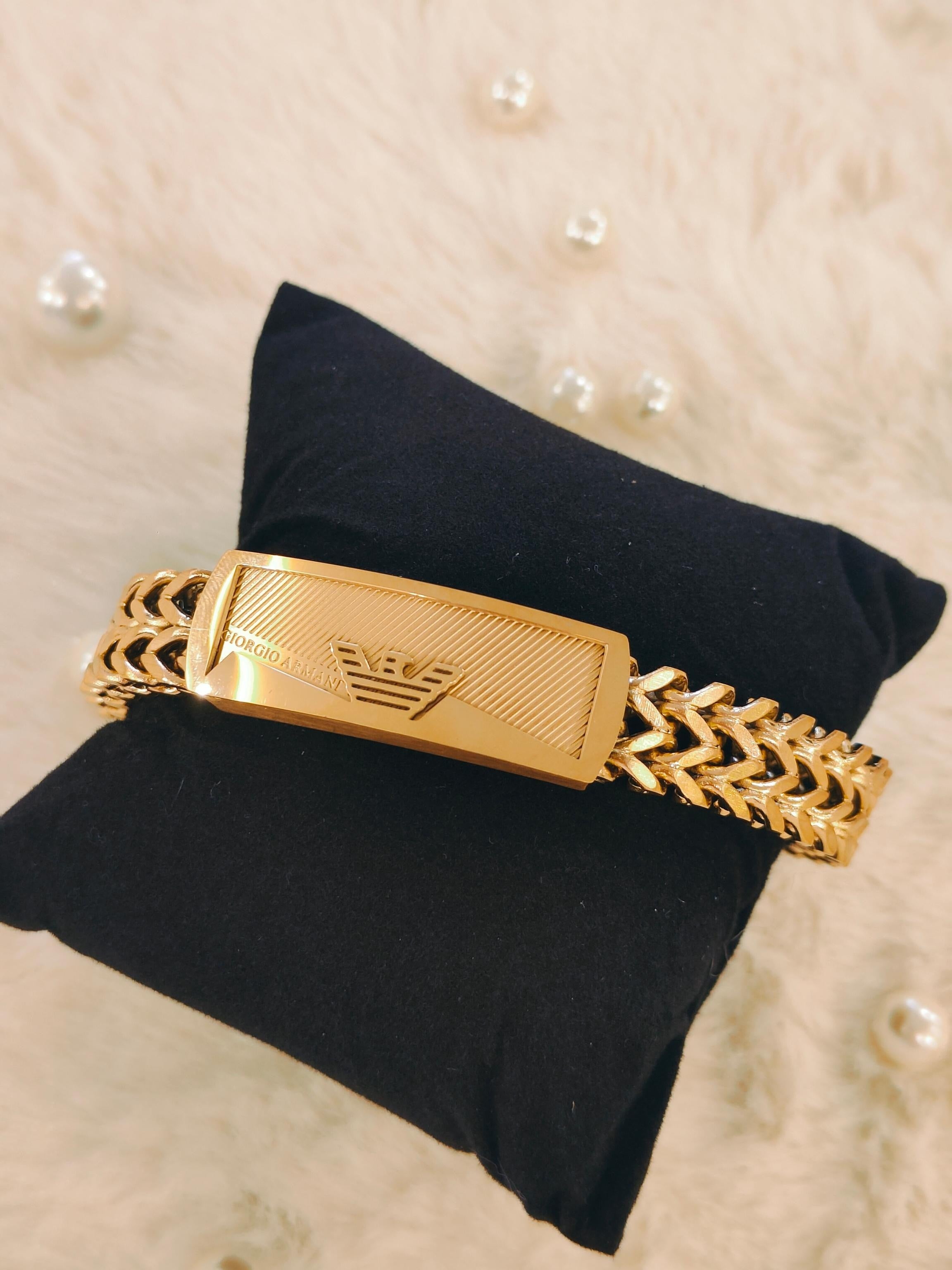 Men Braclet Gold A